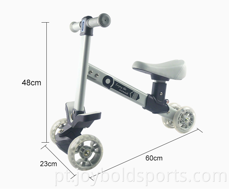 2021 Balança conversível 3 em 1 no atacado de fábrica para bicicleta de pedal para crianças balança conversível para bicicleta com equilíbrio de pedal